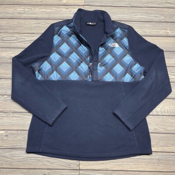 The North Face Jackets & Blazers - The North Face Plaid Fleece Pullover Jacket Women’s Medium Preowned Denali Style